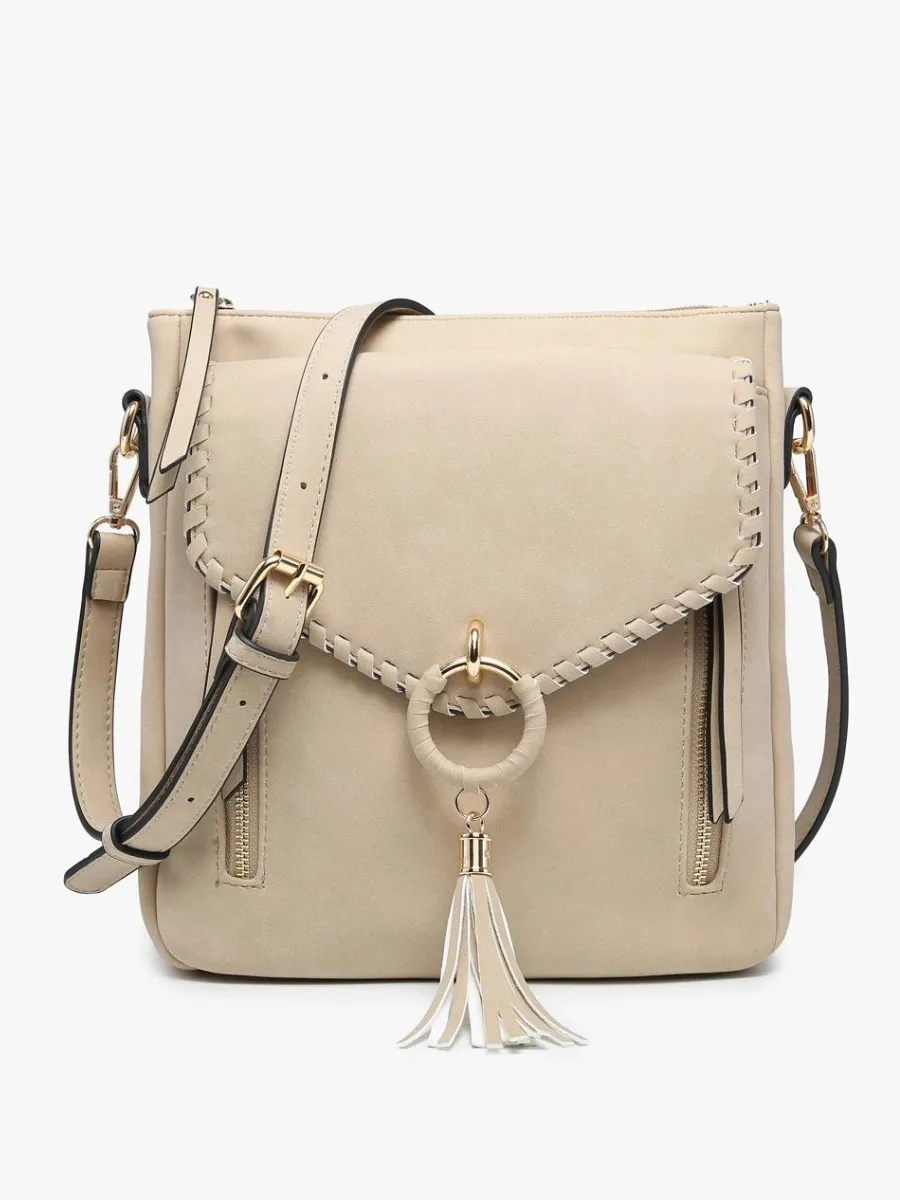 Parchment Layla Whipstitch Crossbody