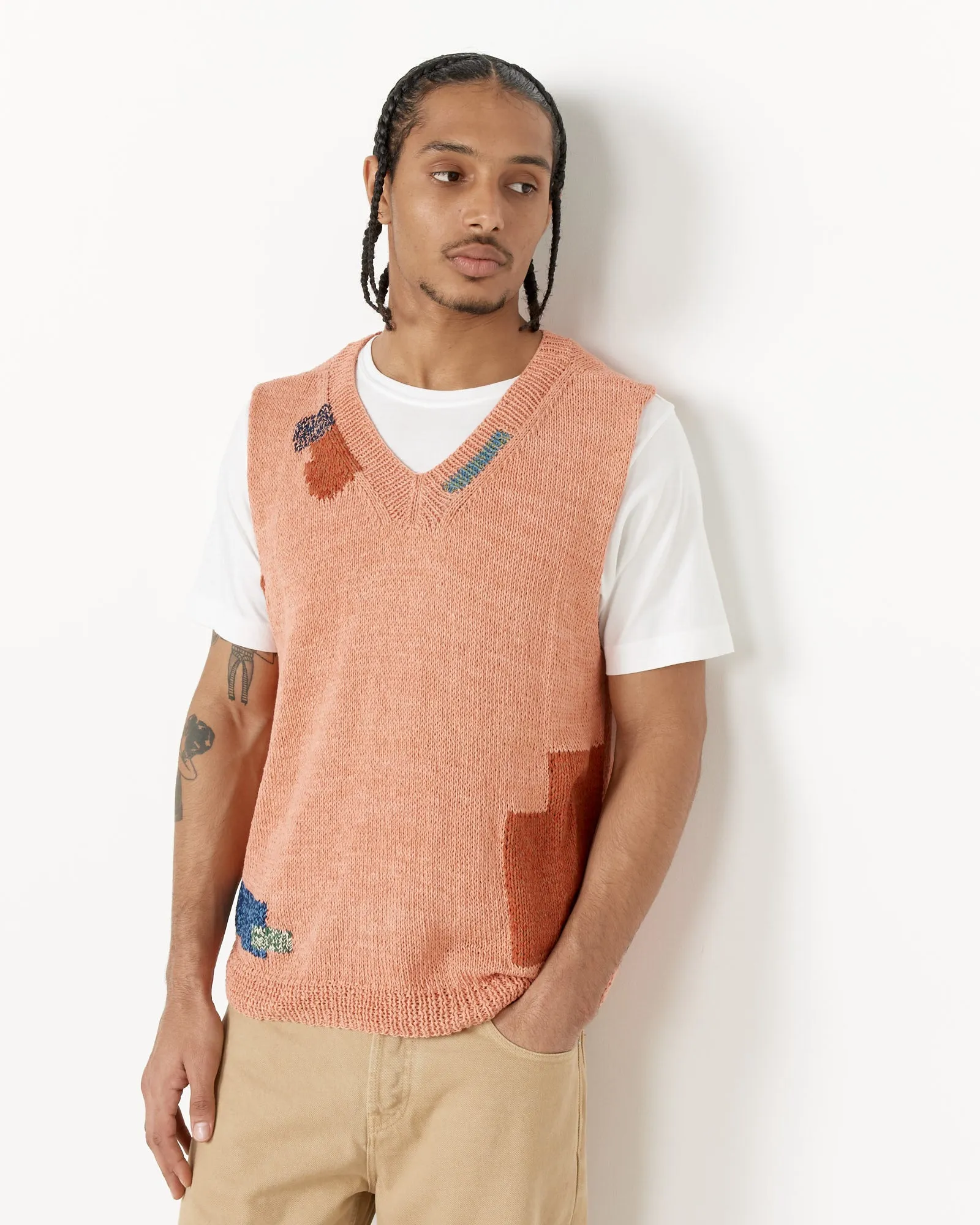 Party Vest in Ancient Pink