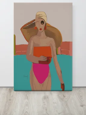 Pool Day | Canvas Art Print