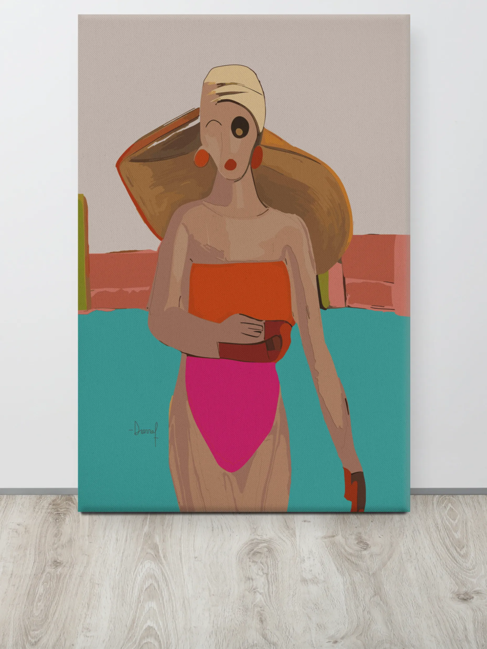 Pool Day | Canvas Art Print