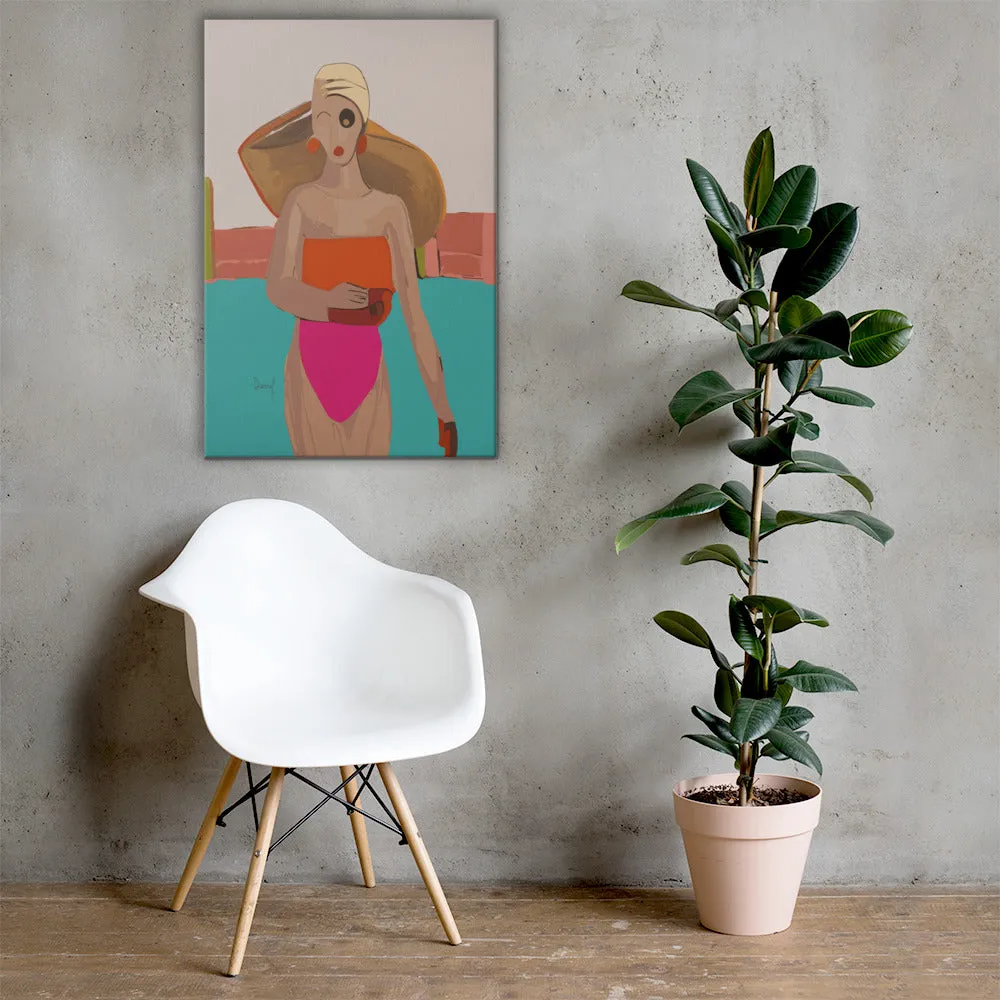 Pool Day | Canvas Art Print