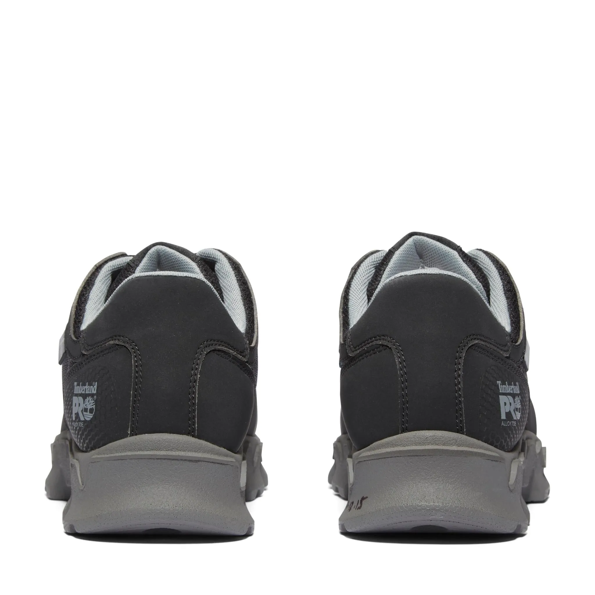 Powertrain Alloy-Toe Work Shoe Black and Grey