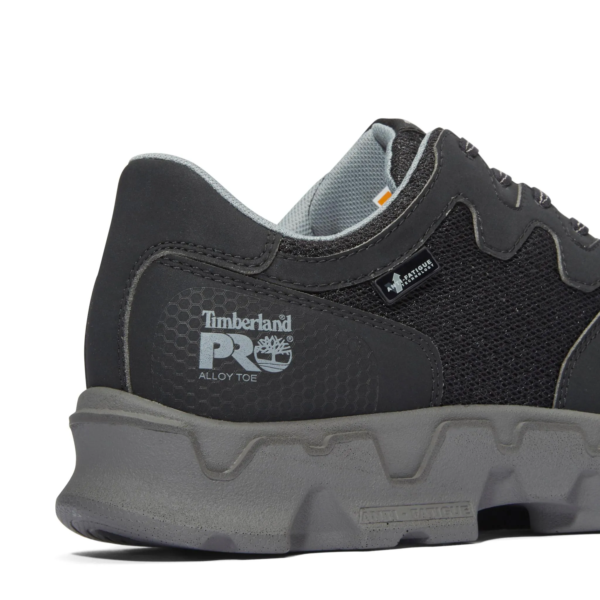 Powertrain Alloy-Toe Work Shoe Black and Grey