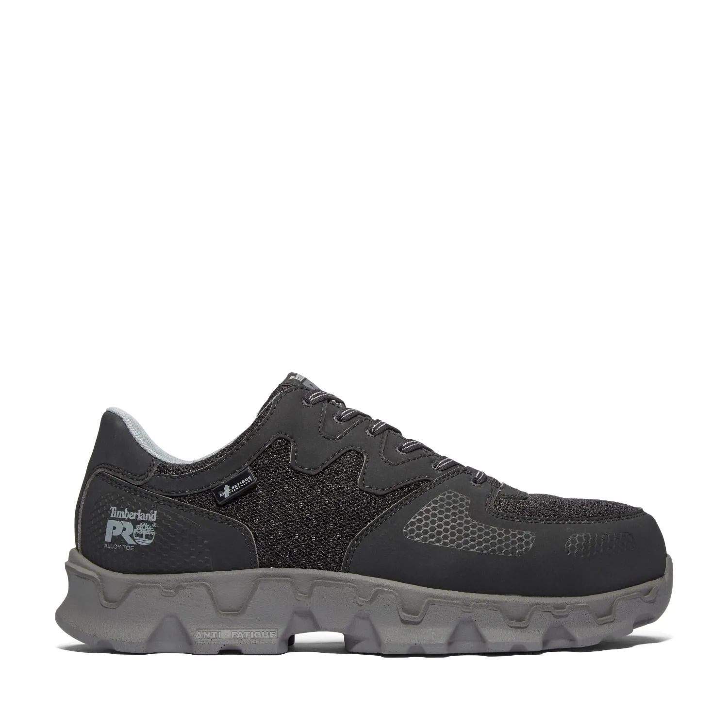 Powertrain Alloy-Toe Work Shoe Black and Grey