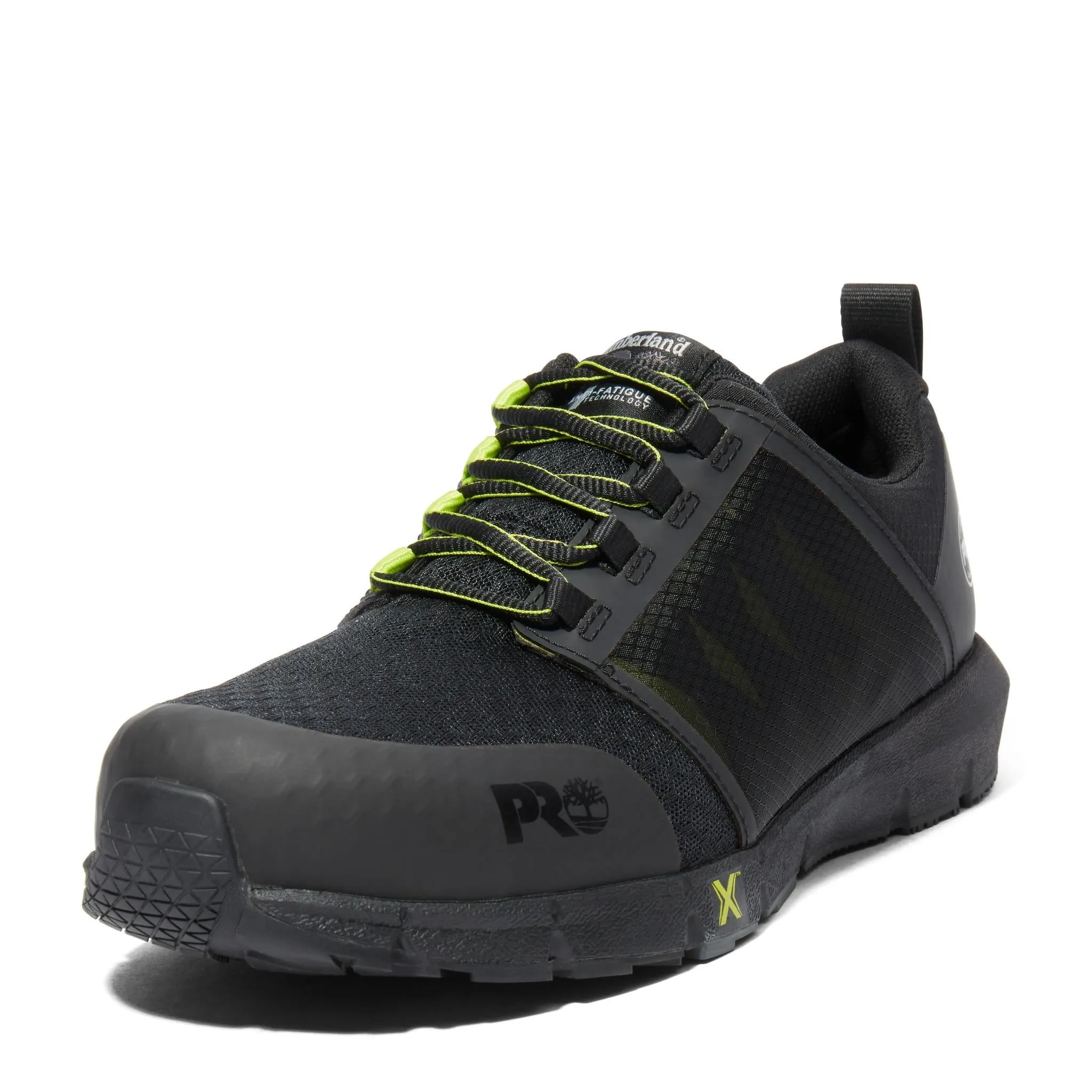 Radius Composite-Toe Work Shoe Black/Yellow