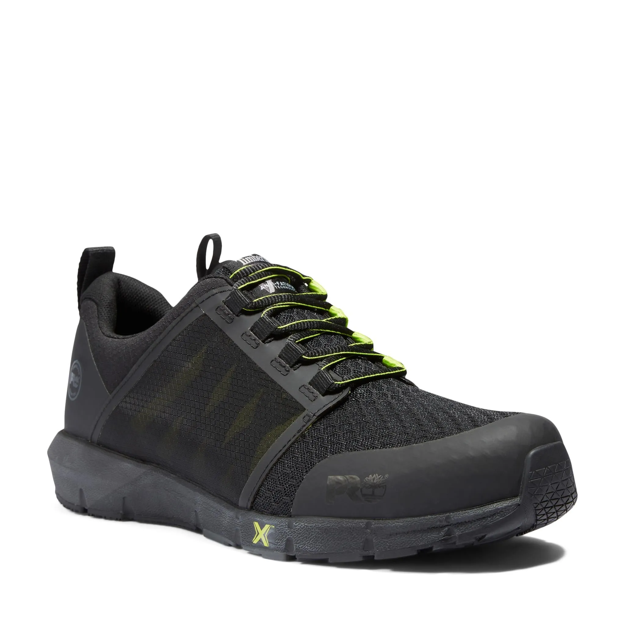 Radius Composite-Toe Work Shoe Black/Yellow