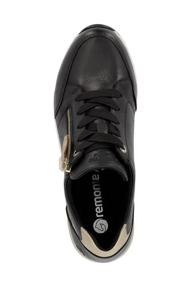 Remonte D0T03-01 Ladies trainers in Black