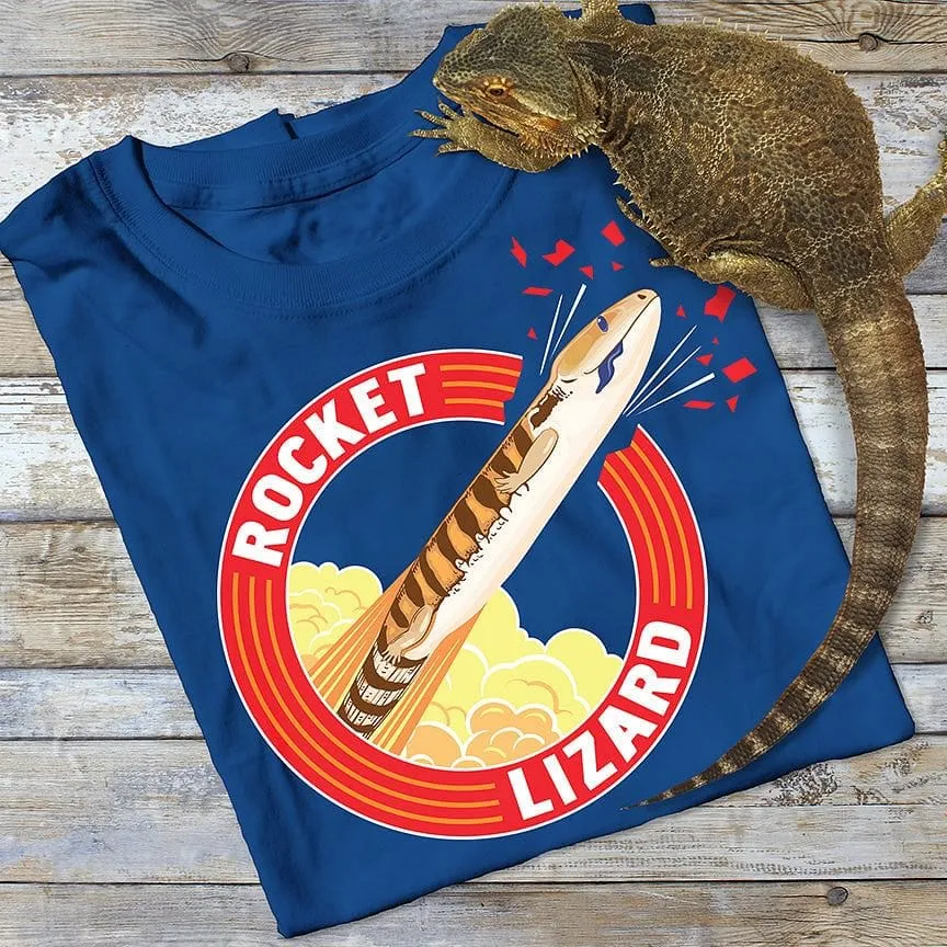 Rocket Lizard Blue Tongue Skink Tee all