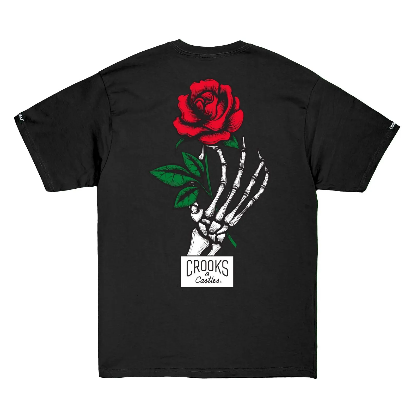 Rose Skeleton Boyfriend Tee