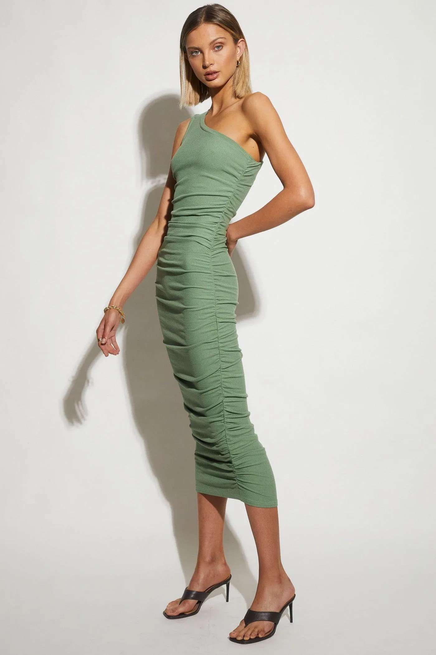 Rumour Dress - Moss