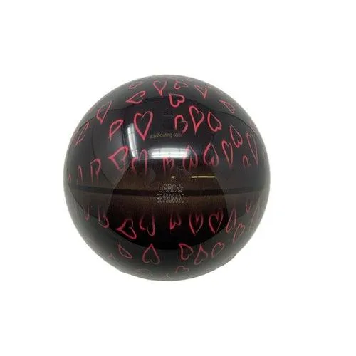 SaVi OTB Pink Hearts Polyester Bowling Ball