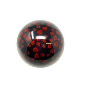 SaVi OTB Red Roses Polyester Bowling Ball