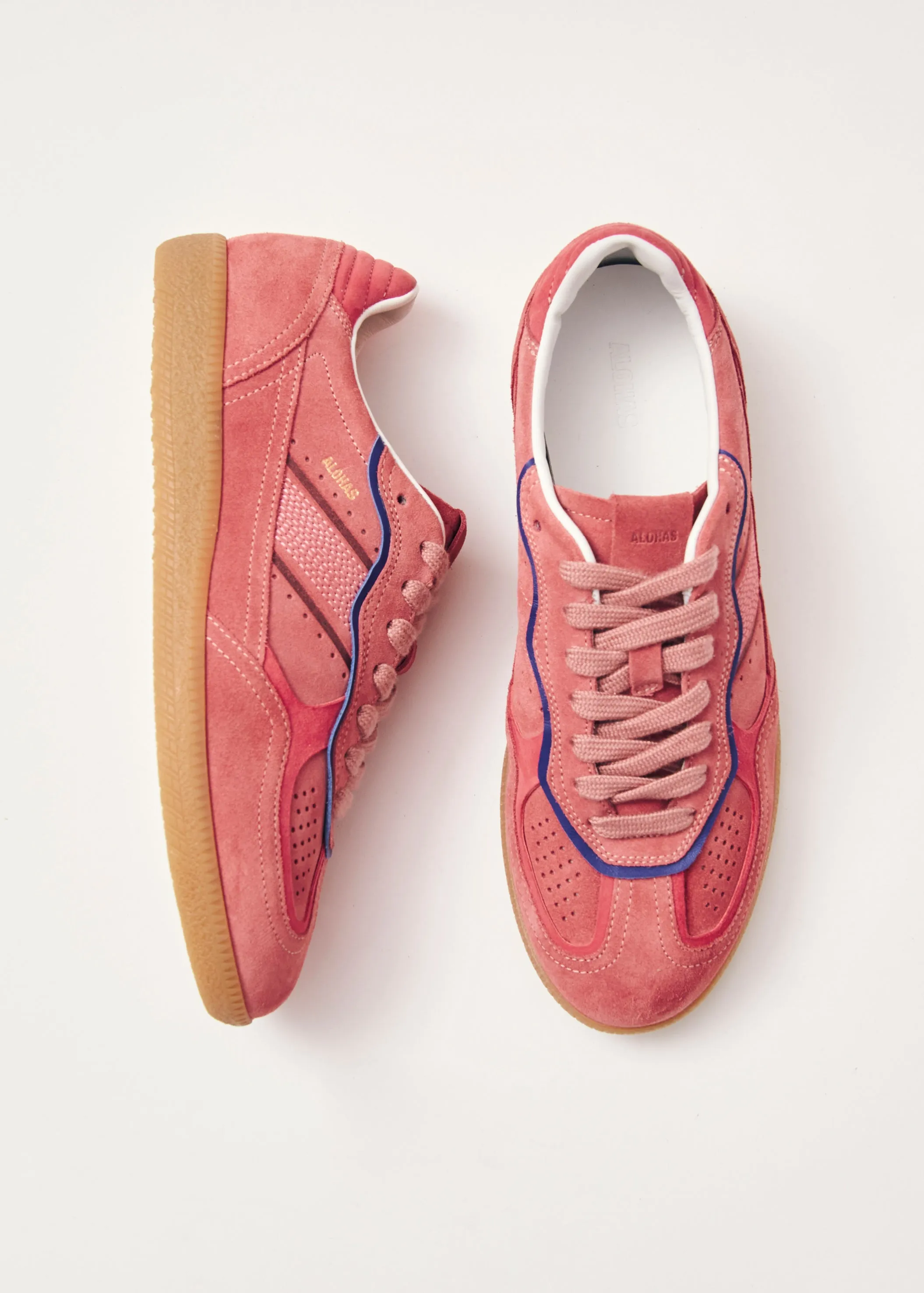 Tb.490 Rife Pink Leather Sneakers