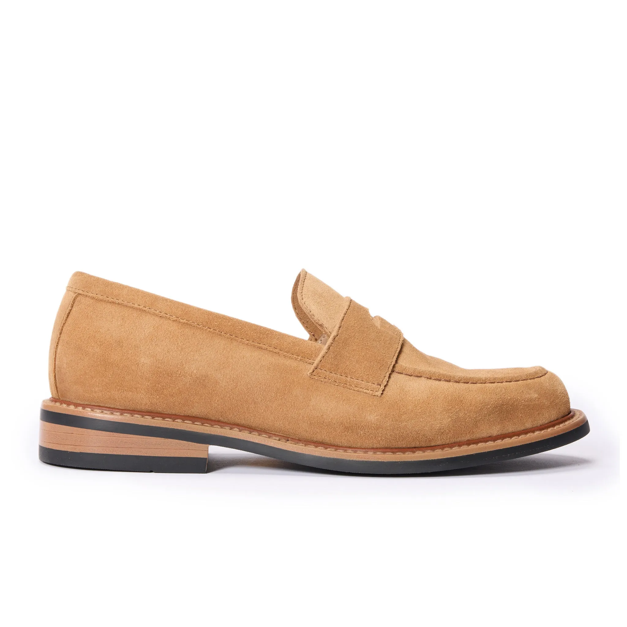 The Loafer in Tan Suede