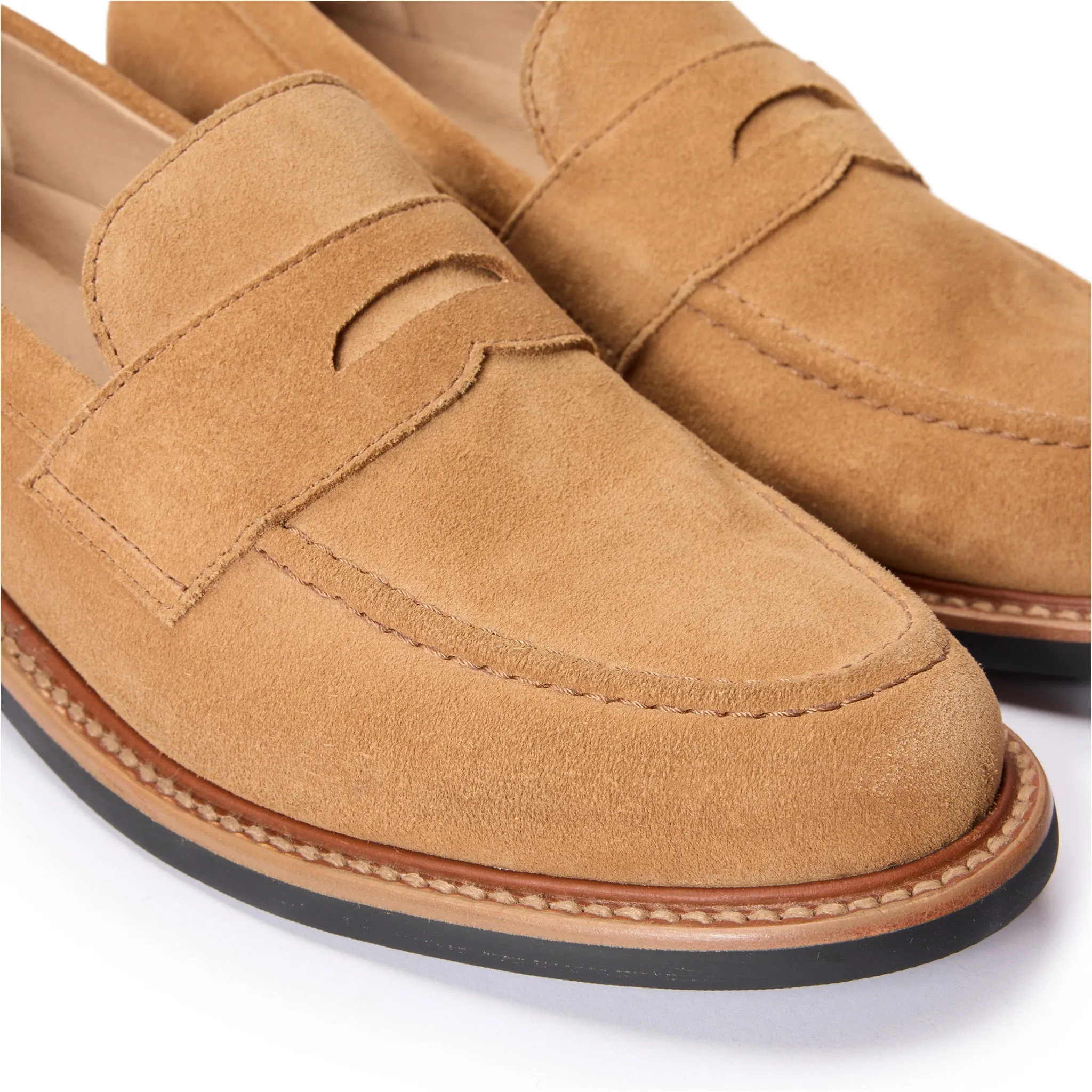 The Loafer in Tan Suede