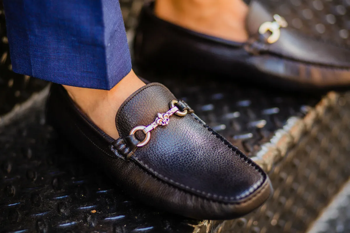 The Woods Bit Driving Loafer - Nero