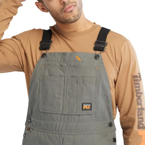 Timberland Pro Men's Gritman 100G Insulated Bib - Pewter - TB0A55RT060