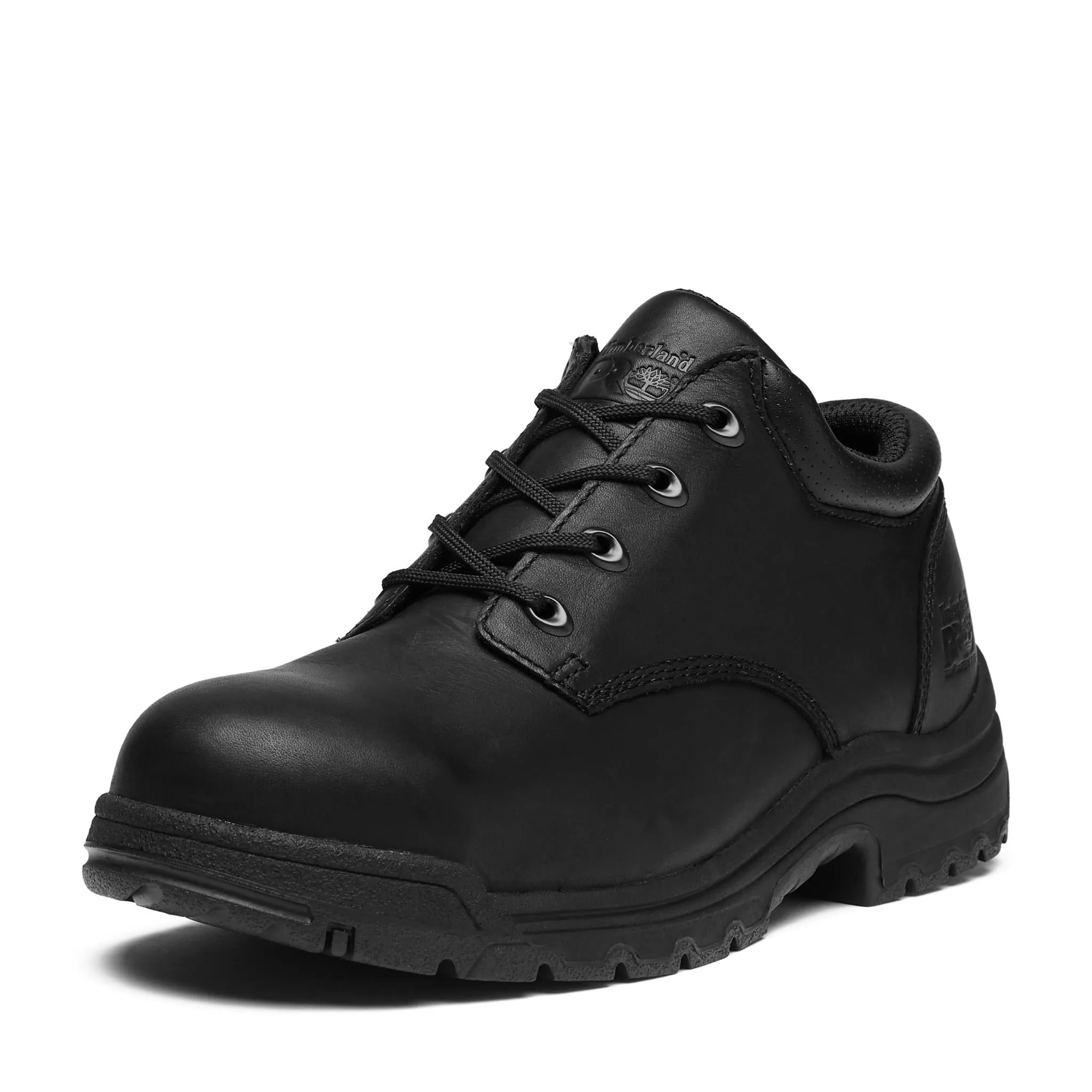 Titan Alloy-Toe Oxford Work Shoe Black