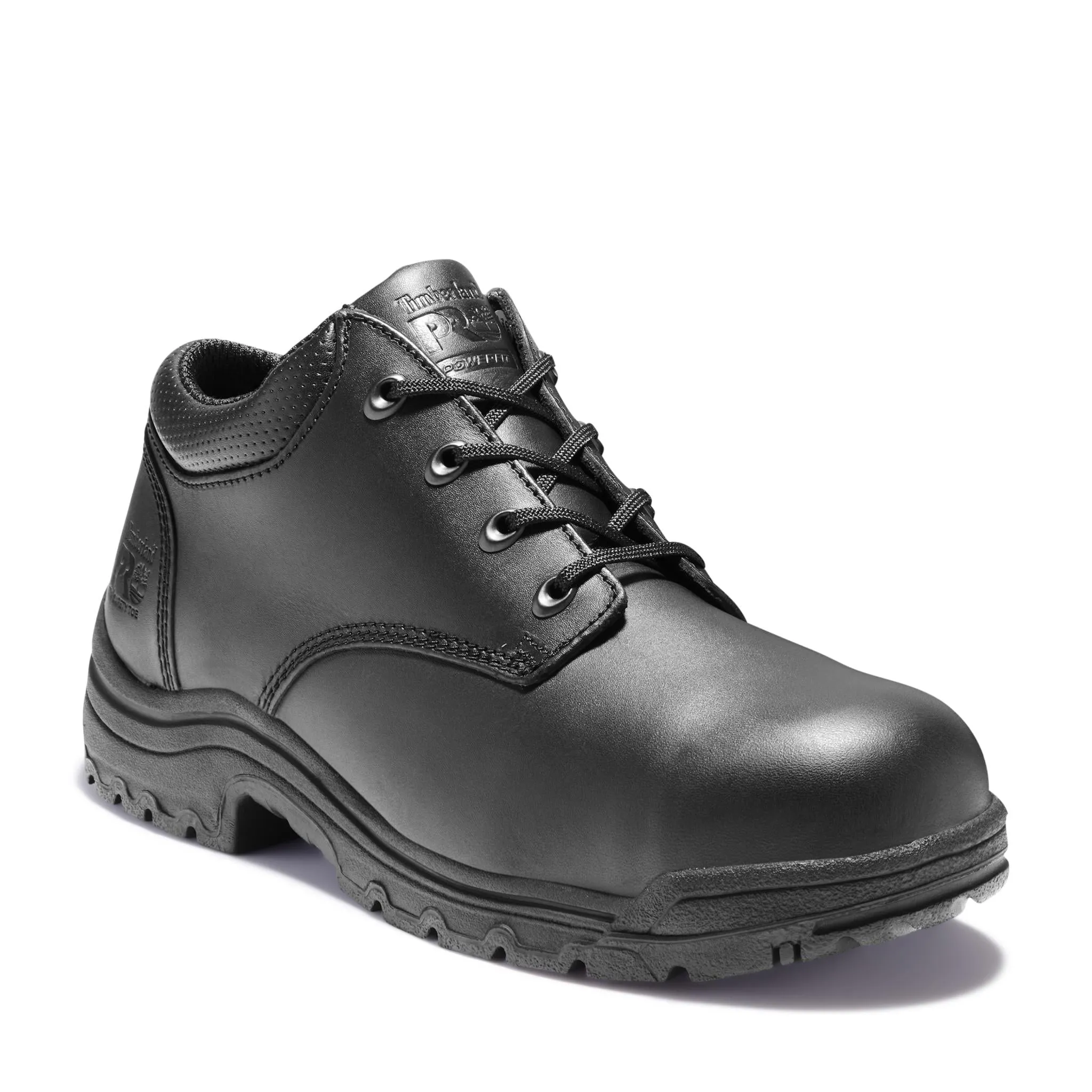 Titan Alloy-Toe Oxford Work Shoe Black