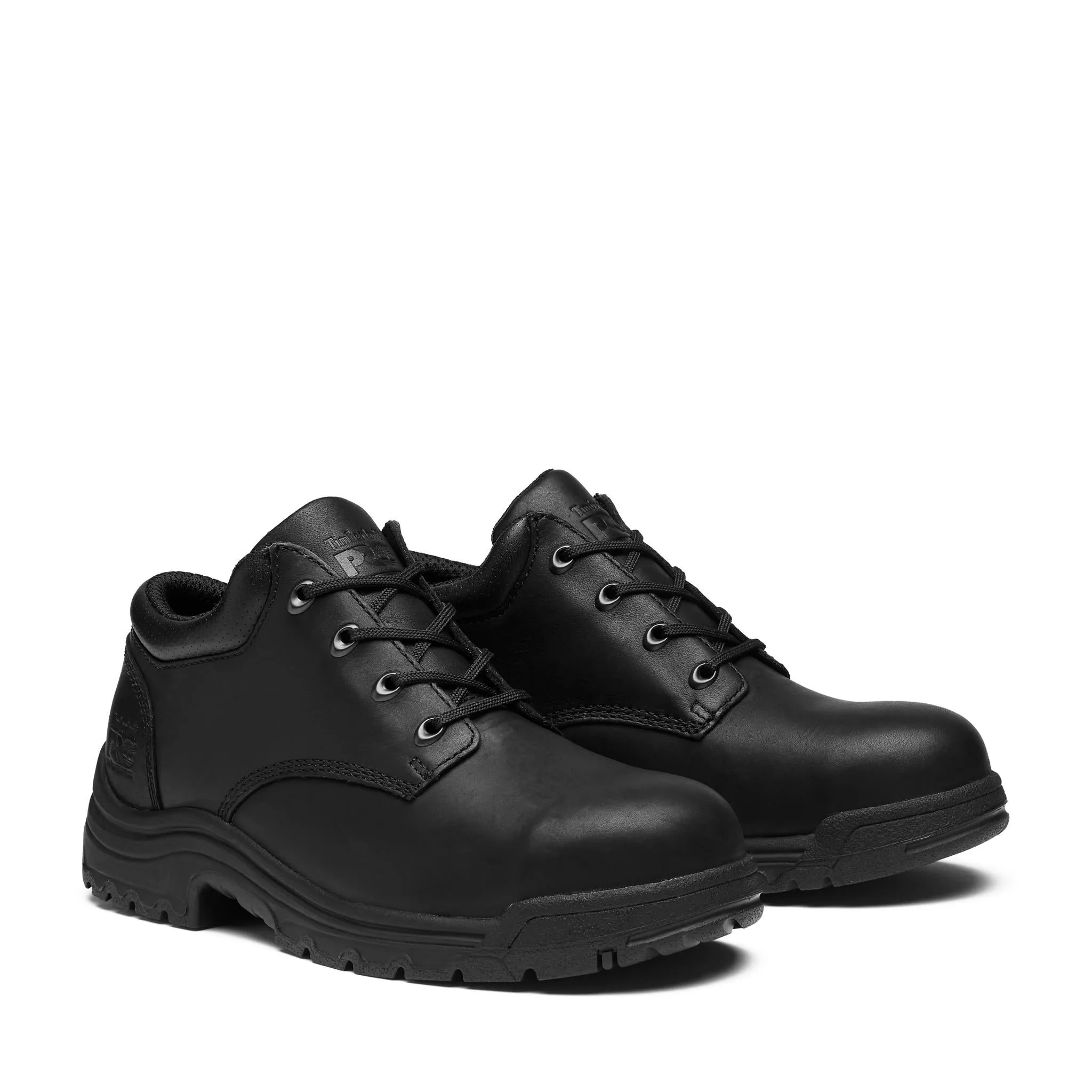 Titan Alloy-Toe Oxford Work Shoe Black