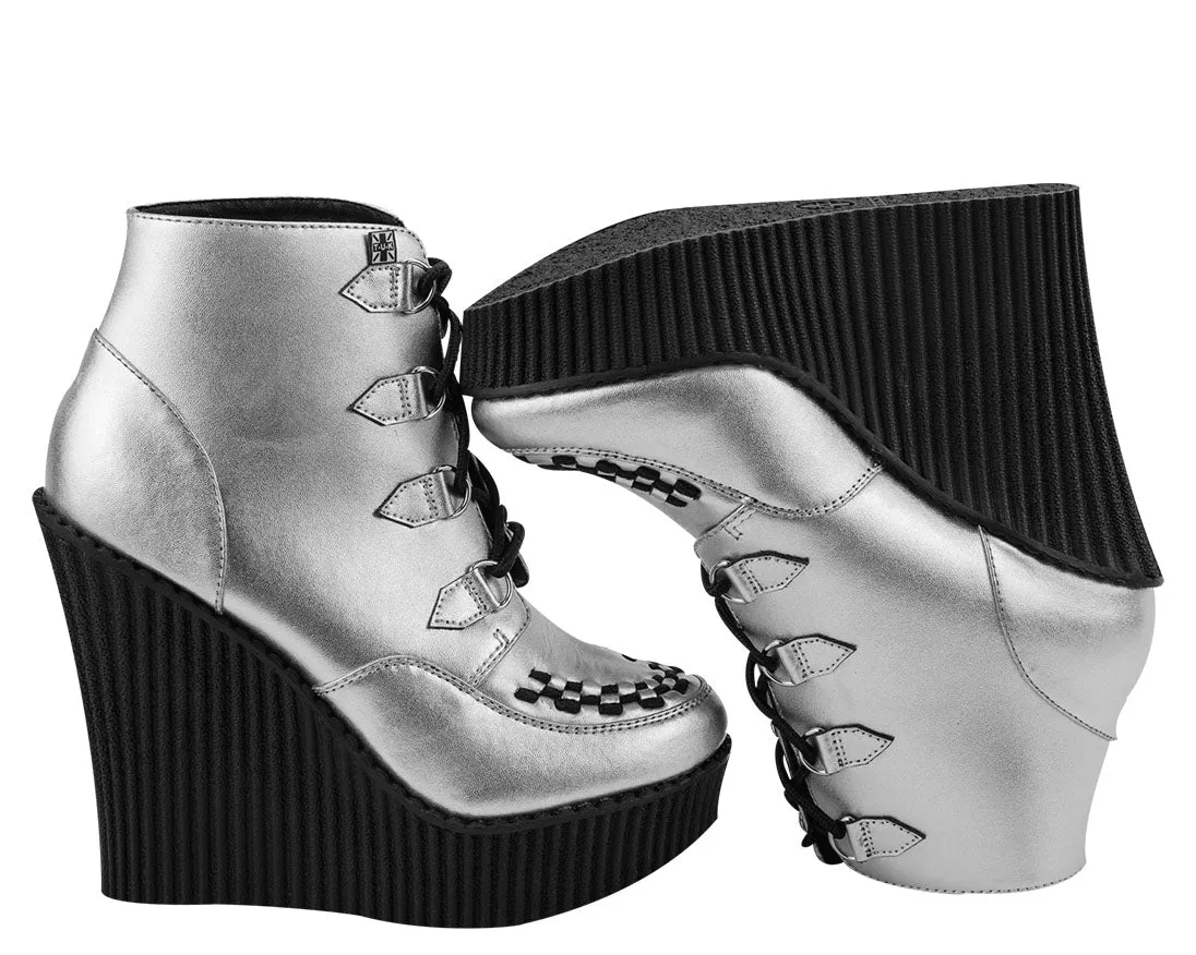 T.U.K Sliver Creeper Bootie Wedge