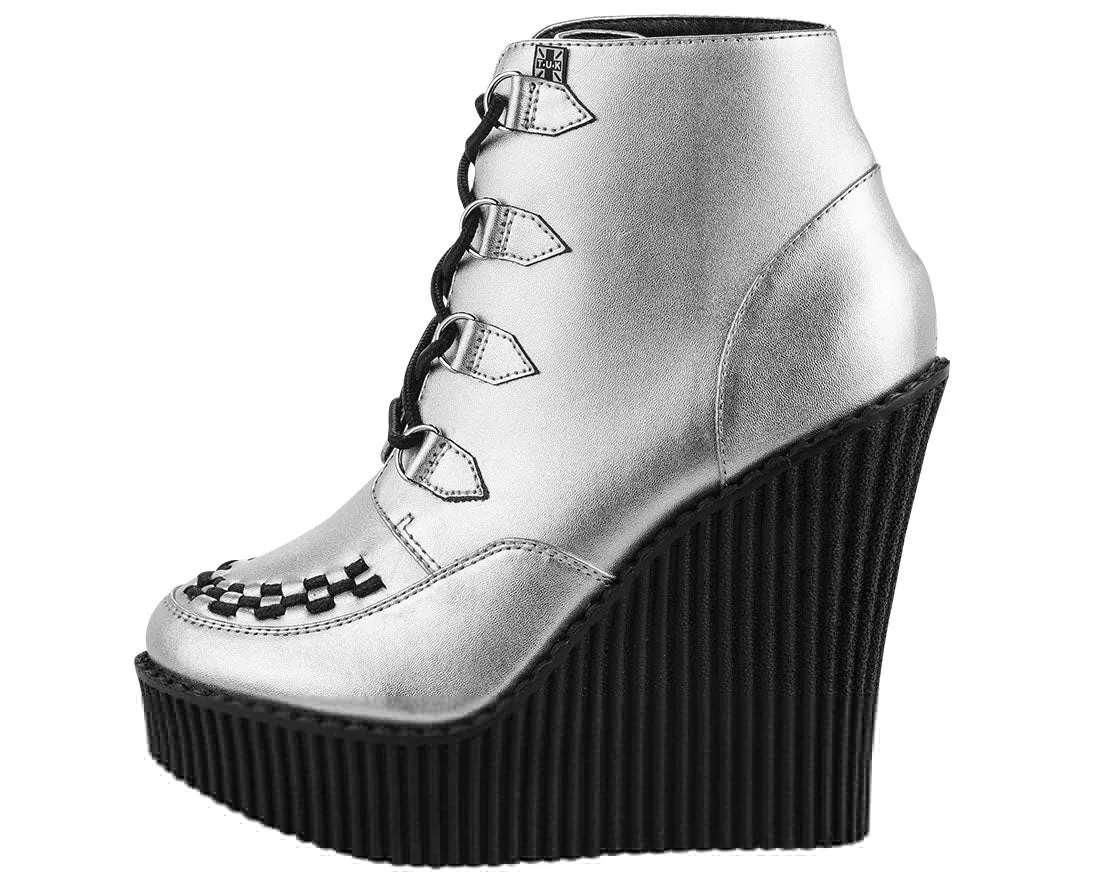 T.U.K Sliver Creeper Bootie Wedge