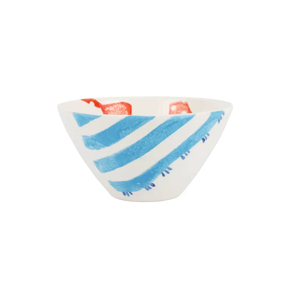 Vietri Riviera Red Bikini Cereal Bowl