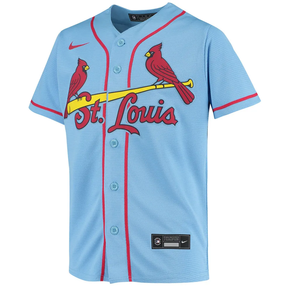 Youth St. Louis Cardinals Nolan Arenado Alternate Player Jersey - Light Blue