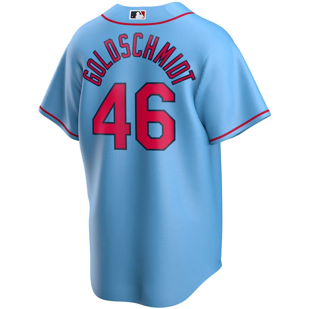 Youth St. Louis Cardinals Paul Goldschmidt Alternate Player Jersey - Light Blue